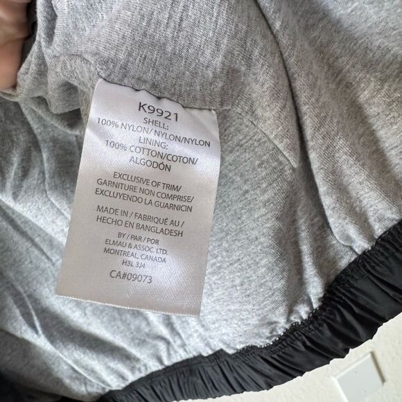 Kangol Black Snap Front Nylon Coach Jacket L Old School Windbreaker Waterproof - Picture 5 of 9